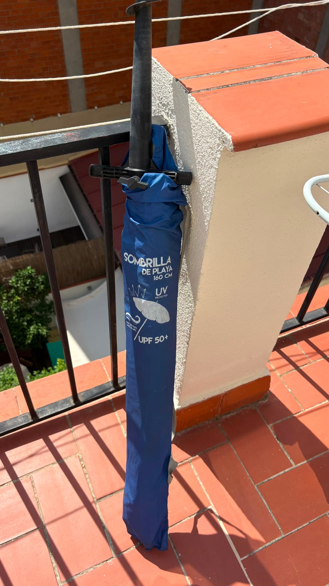 Beach umbrella 160cm with foot